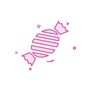 Şekerleme simge tasarlamak vektör