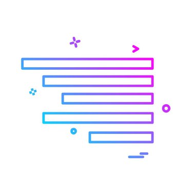 Metin hizalama simge tasarlamak vektör