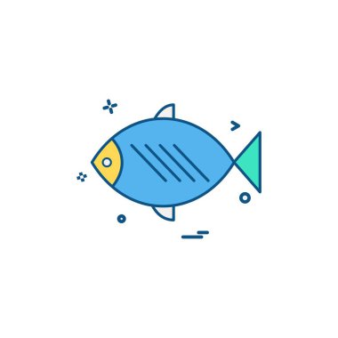 Gıda simgesi tasarım vektörü