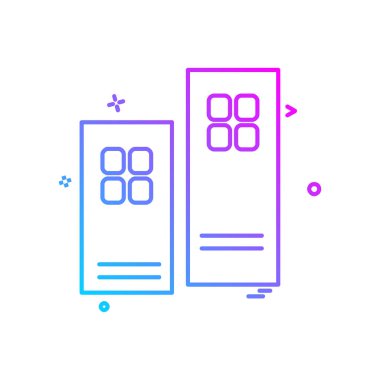 Dosya simgesi tasarım vektörü