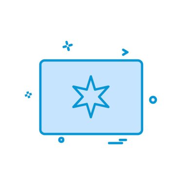 Oranı simge tasarlamak vektör