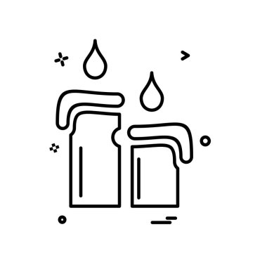 Mum simgesi tasarım vektörü