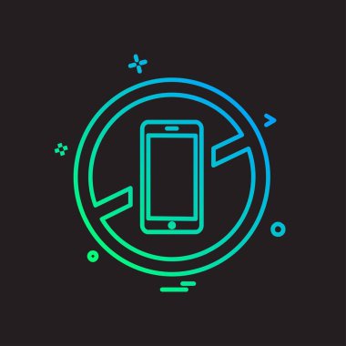 Akıllı telefon simge tasarlamak vektör 