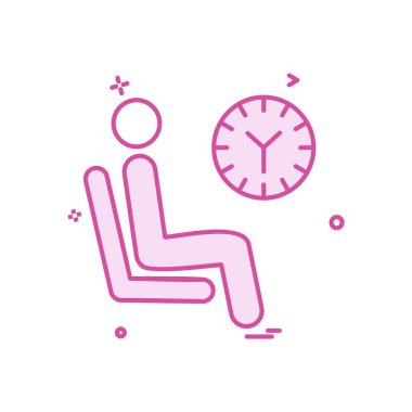 Seyahat simgesi tasarım vektörü