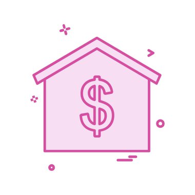 Ev simge tasarlamak vektör