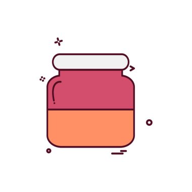 Gıda simgesi tasarım vektörü