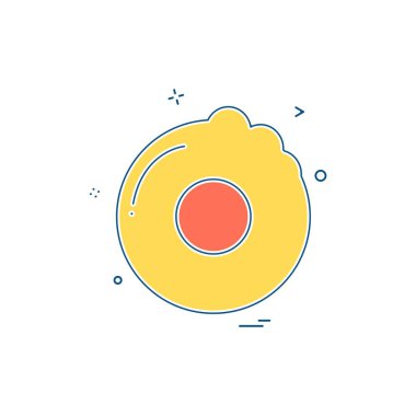 Gıda simgesi tasarım vektörü