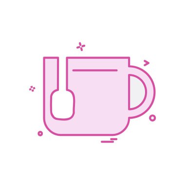 Çay simge tasarlamak vektör