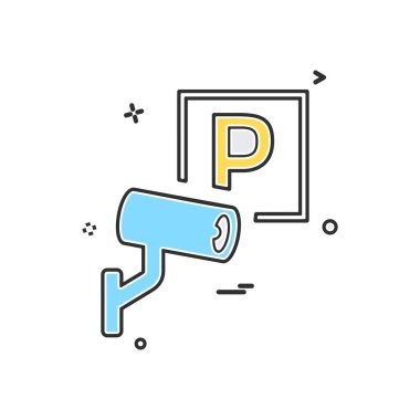 Seyahat simgesi tasarım vektörü