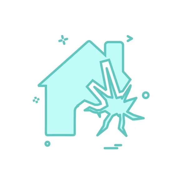 Home Pictogram Ontwerp Vector — Stockvector