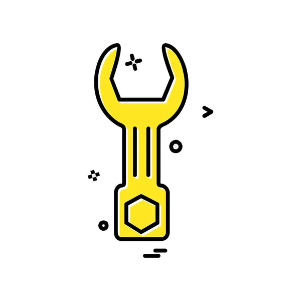 Hardware Tools Icon Design Vektor — Stockvektor