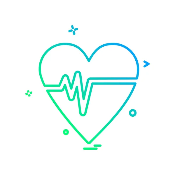 Valentine Day Icon Design Vecteur — Image vectorielle