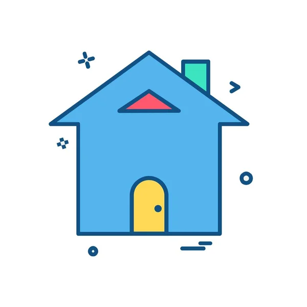 Home Pictogram Ontwerp Vector — Stockvector