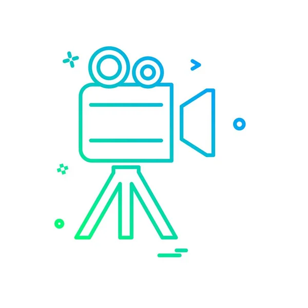 Ontwerp Camera Icoon Vector — Stockvector