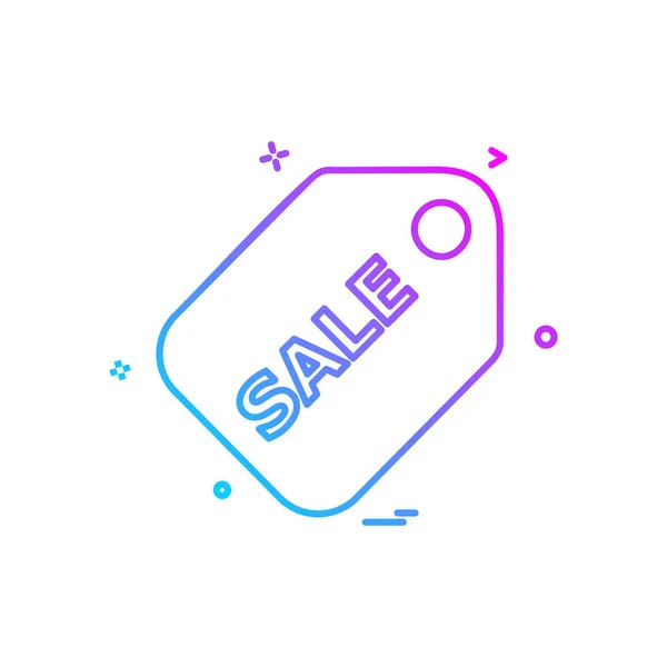 Πώληση Tag Εικονίδιο Σχεδιασμός Διανυσματικά Εικονογράφηση — Διανυσματικό Αρχείο