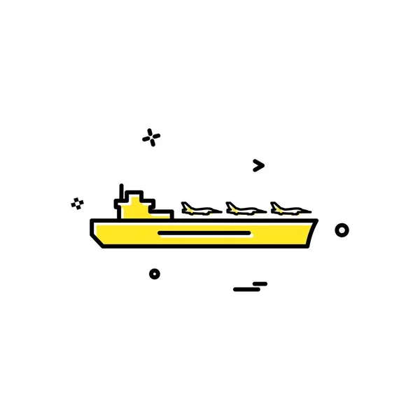 Design Vektor Für Navy Symbole — Stockvektor