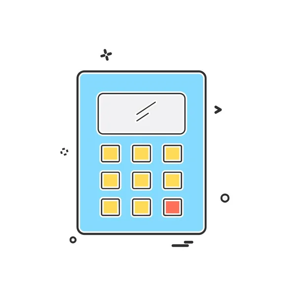 Calculatrice Icône Design Vecteur — Image vectorielle