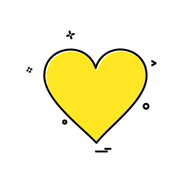 Καρδιά Εικονίδιο Σχεδιασμός Εικονογράφηση Φορέα Για Την Ημέρα Του Αγίου — Διανυσματικό Αρχείο