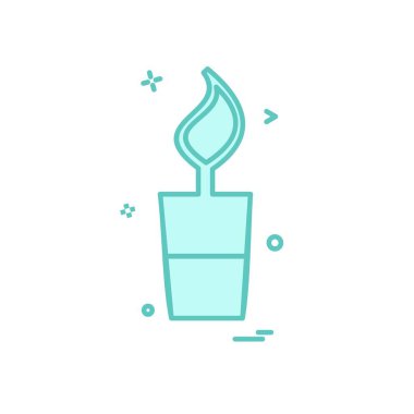 Mum simgesi tasarım vektörü