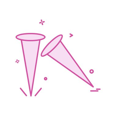 Çalışma araçlar simgesi tasarım, renkli vektör çizim 