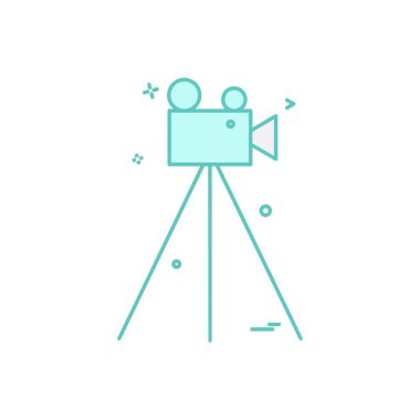 Kamera simgesi tasarım vektörü