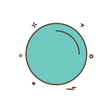 Güneş simgesi tasarım vektörü