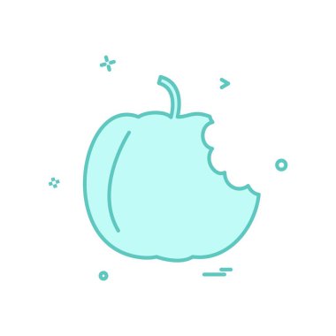 Gıda simgesi tasarım vektörü