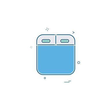 Fırın simgesi tasarım vektörü 