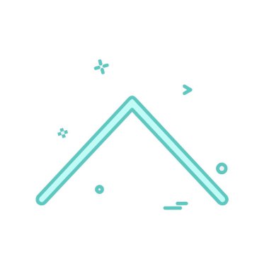 Ok simgesi tasarım vektörü