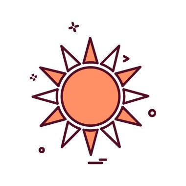 Weather simge vektör beyaz arka plan üzerinde