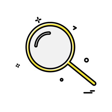 Arama simge tasarlamak vektör