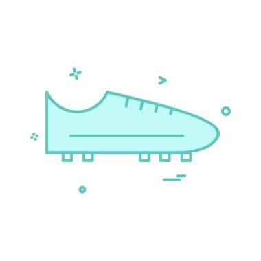 Ayakkabı simge vektör tasarımı