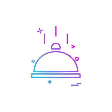 Catering yemek simge vektör tasarımı