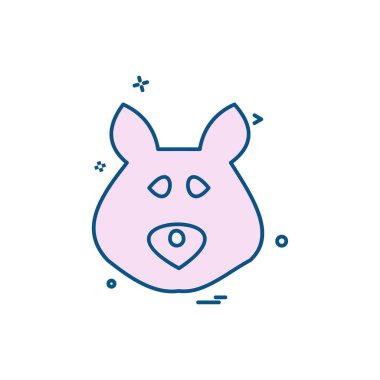 Ayı simge tasarlamak vektör 