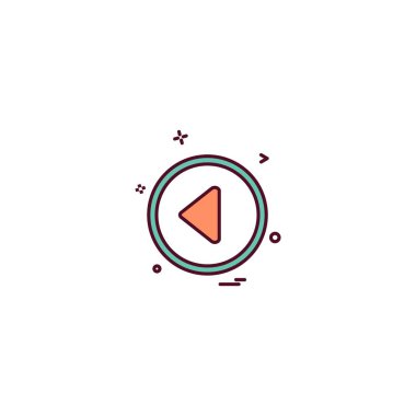 Çokluortam düğmeleri tasarım vektörü 