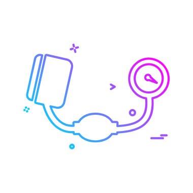 Tansiyon simgesi tasarım vektörü