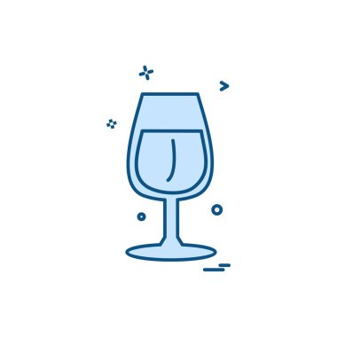 Sevgililer günü simgesi tasarım, renkli vektör çizim