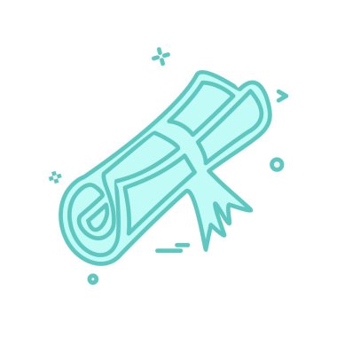 Derece simge tasarım vektörü