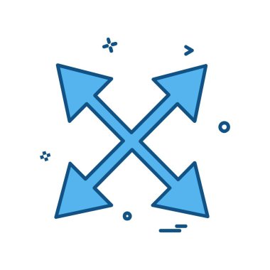 Ok simgesi tasarım vektörü