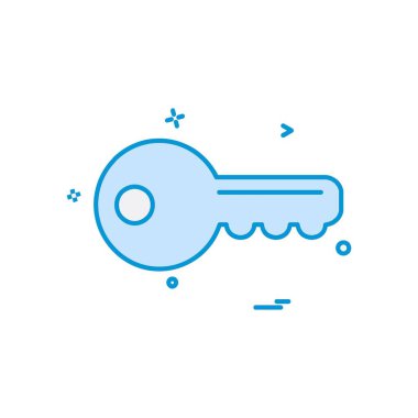 Anahtar simge tasarlamak vektör