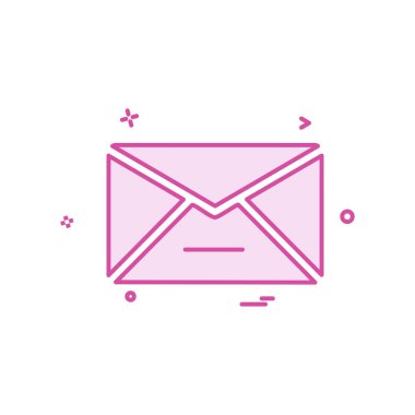 İletileri simge vektör beyaz arka plan üzerinde