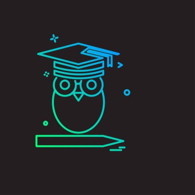 Okul simgesi tasarım vektörü 