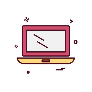 Bilgisayar simgesi tasarım vektörü