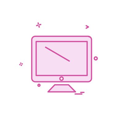 Bilgisayar simgesi tasarım vektörü