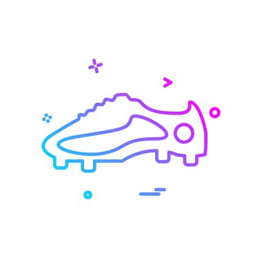 Futbol ikonu tasarım vektörü