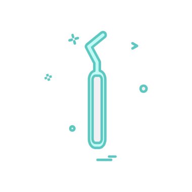 Tıbbi simge tasarım, renkli vektör çizim