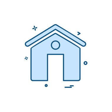 Emlak simge tasarlamak vektör