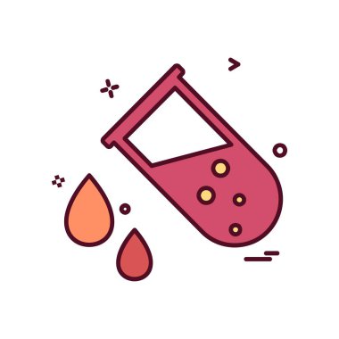 Tıbbi simge tasarım, renkli vektör çizim