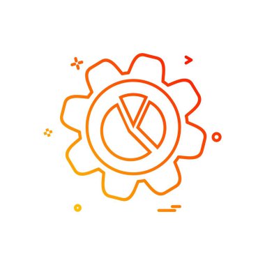 Vites simgesi tasarım vektörü