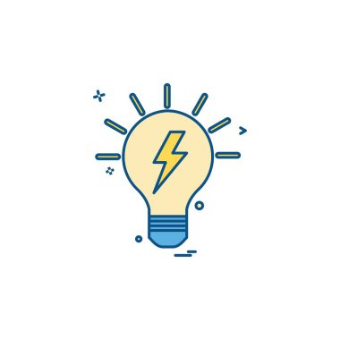 Fikir simge tasarlamak vektör